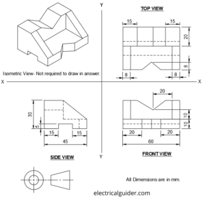 Engineering Drawing Question Paper